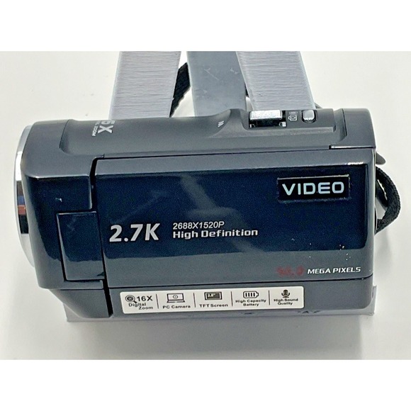 DVC Other - DVC 2.7K Digital Camcorder 16X Zoom Black